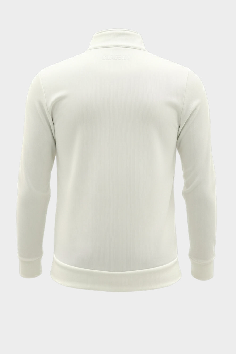 THE MILAN HALF-ZIP PULLOVER – OFF-WHITE