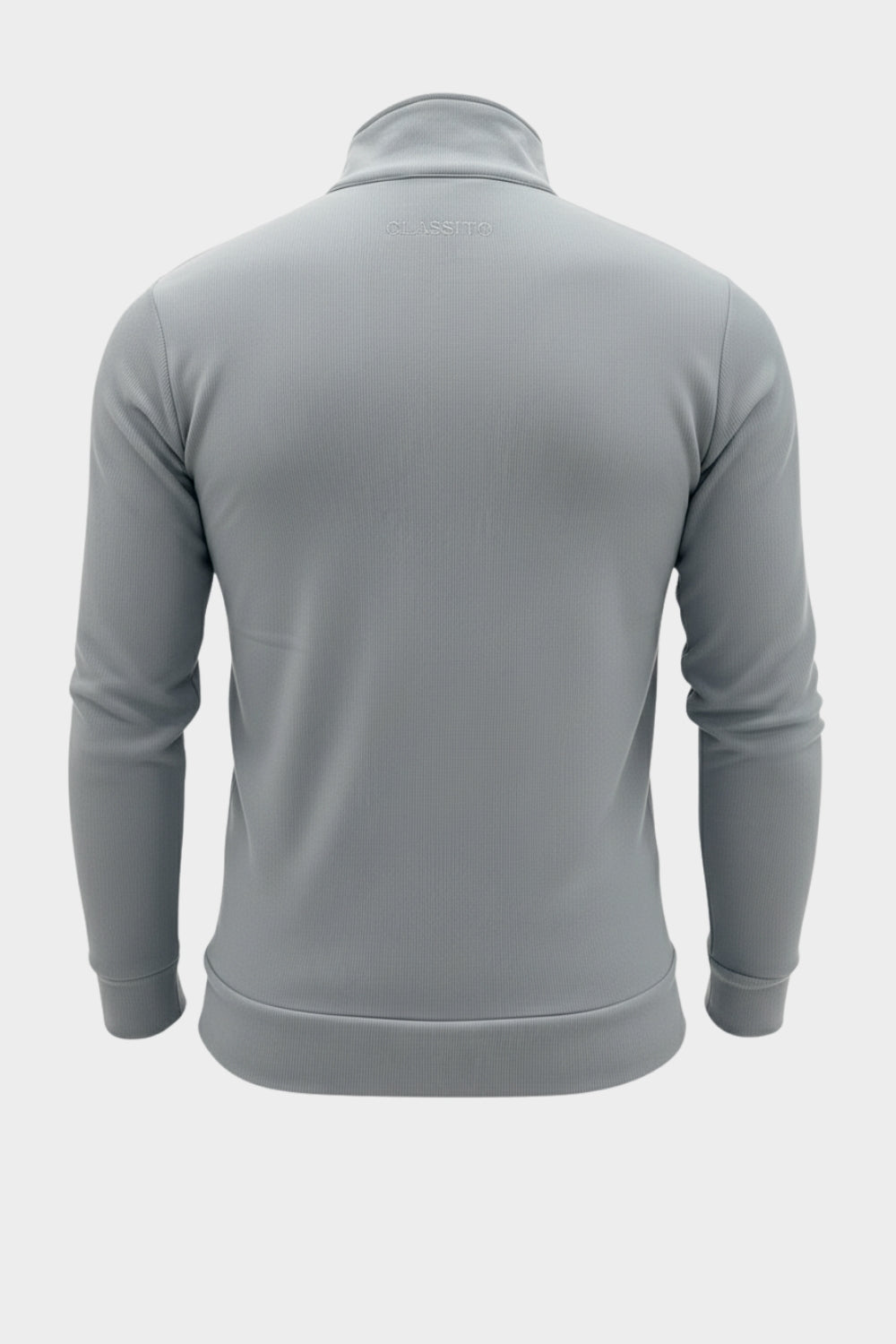 THE MILAN HALF-ZIP PULLOVER – DARK GRAY