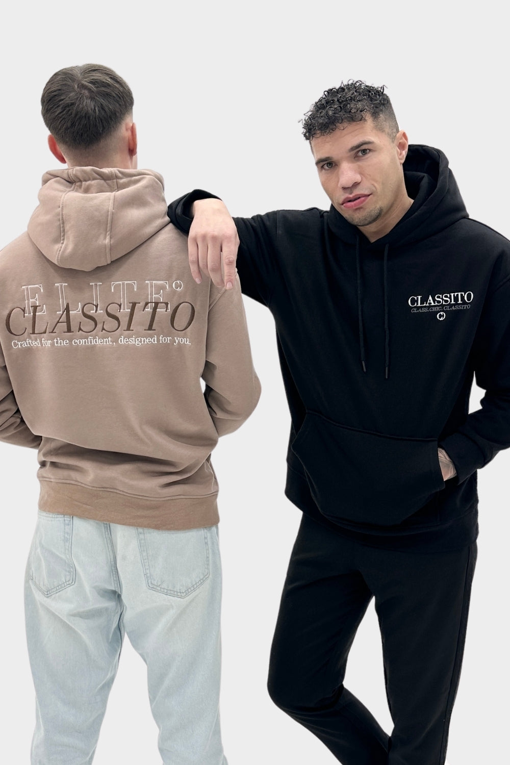 ELITE ELEGANCE OVERSIZED HOODIE OFF-WHITE