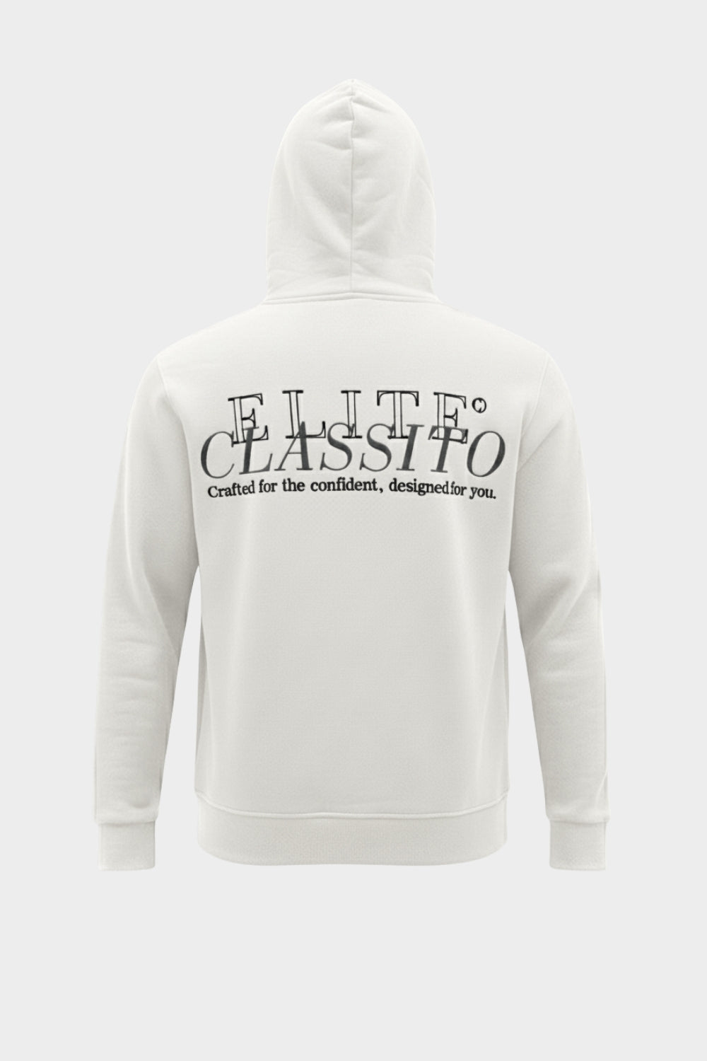 ELITE ELEGANCE OVERSIZED HOODIE OFF-WHITE