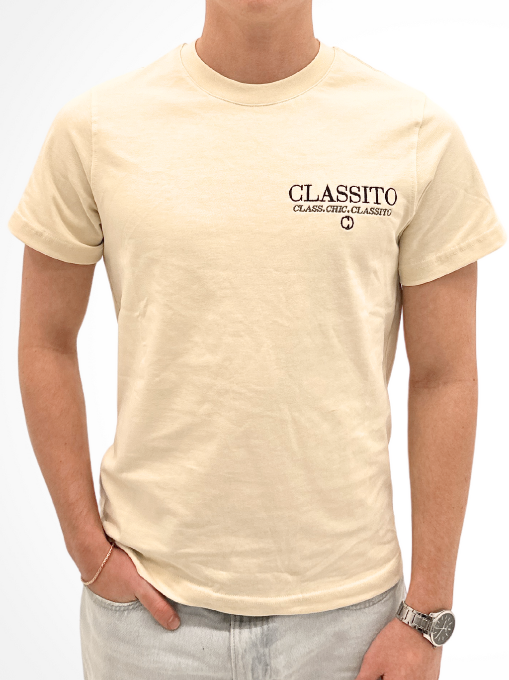 ELITE ELEGANCE ACTIVE T-SHIRT CREAM BEIGE