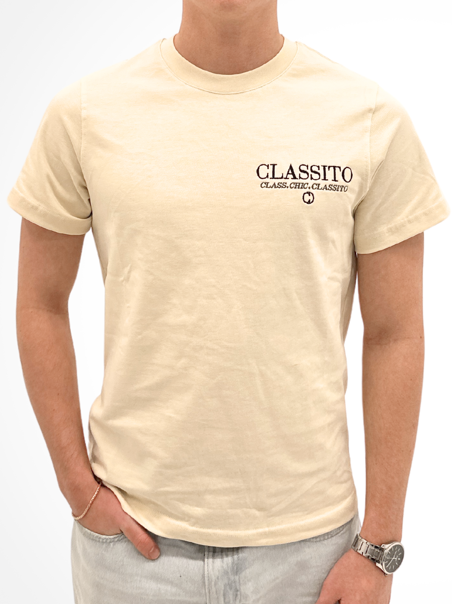 ELITE ELEGANCE ACTIVE T-SHIRT CREAM BEIGE