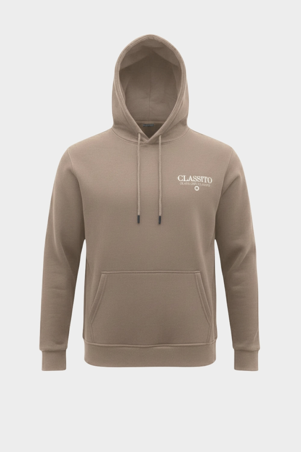ELITE ELEGANCE OVERSIZED HOODIE BEIGE