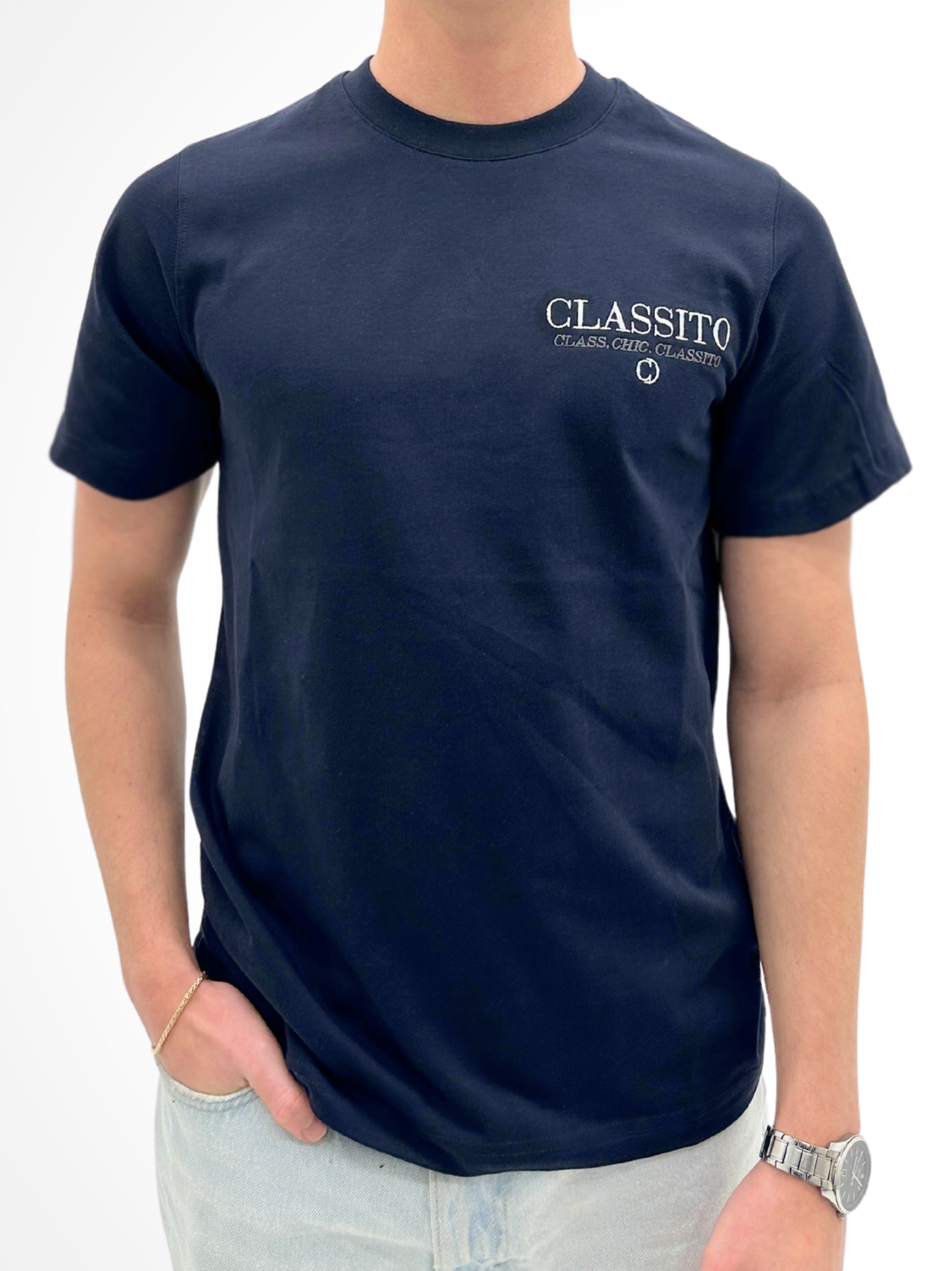 ELITE ELEGANCE ACTIVE T-SHIRT NAVY BLUE