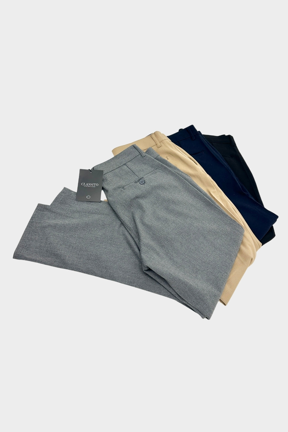 BELMONT FORMAL TROUSERS DARK GRAY