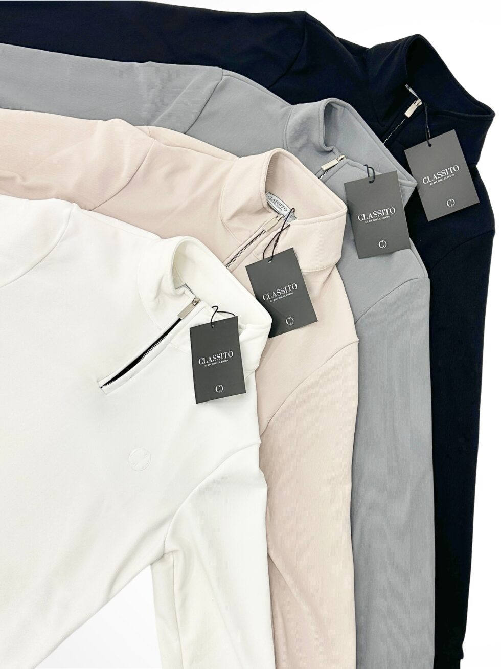 THE MILAN HALF-ZIP PULLOVER – DARK GRAY