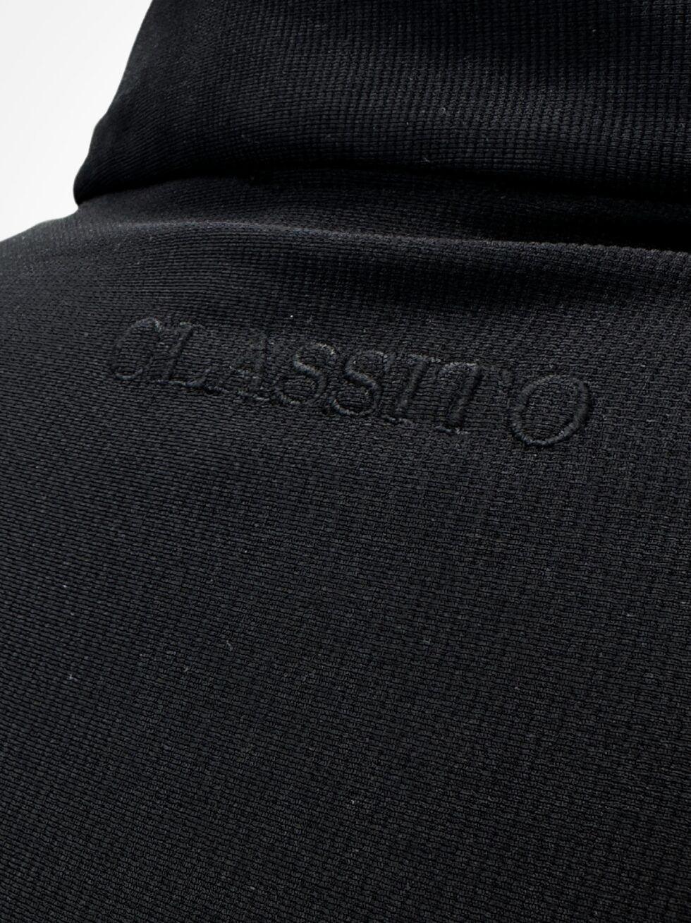 THE MILAN HALF-ZIP PULLOVER – CREAM BEIGE