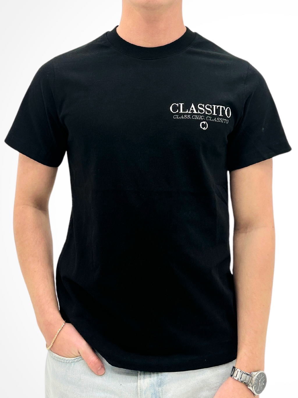 ELITE ELEGANCE ACTIVE T-SHIRT JET BLACK