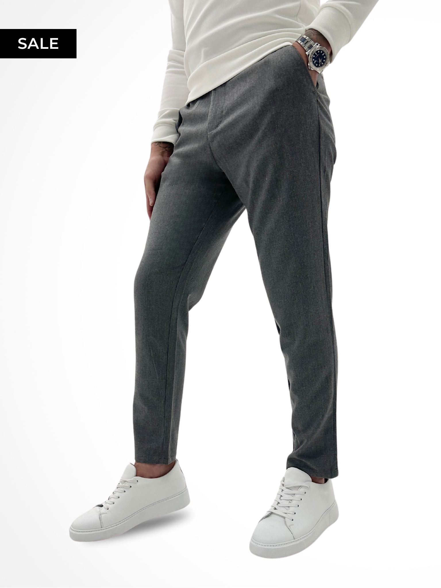 BELMONT FORMAL PANTALON DARK GREY