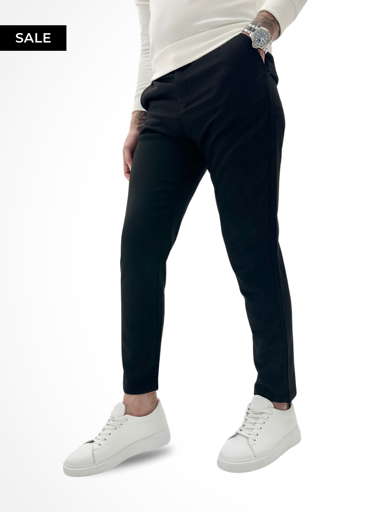 BELMONT FORMAL PANTALON JET BLACK