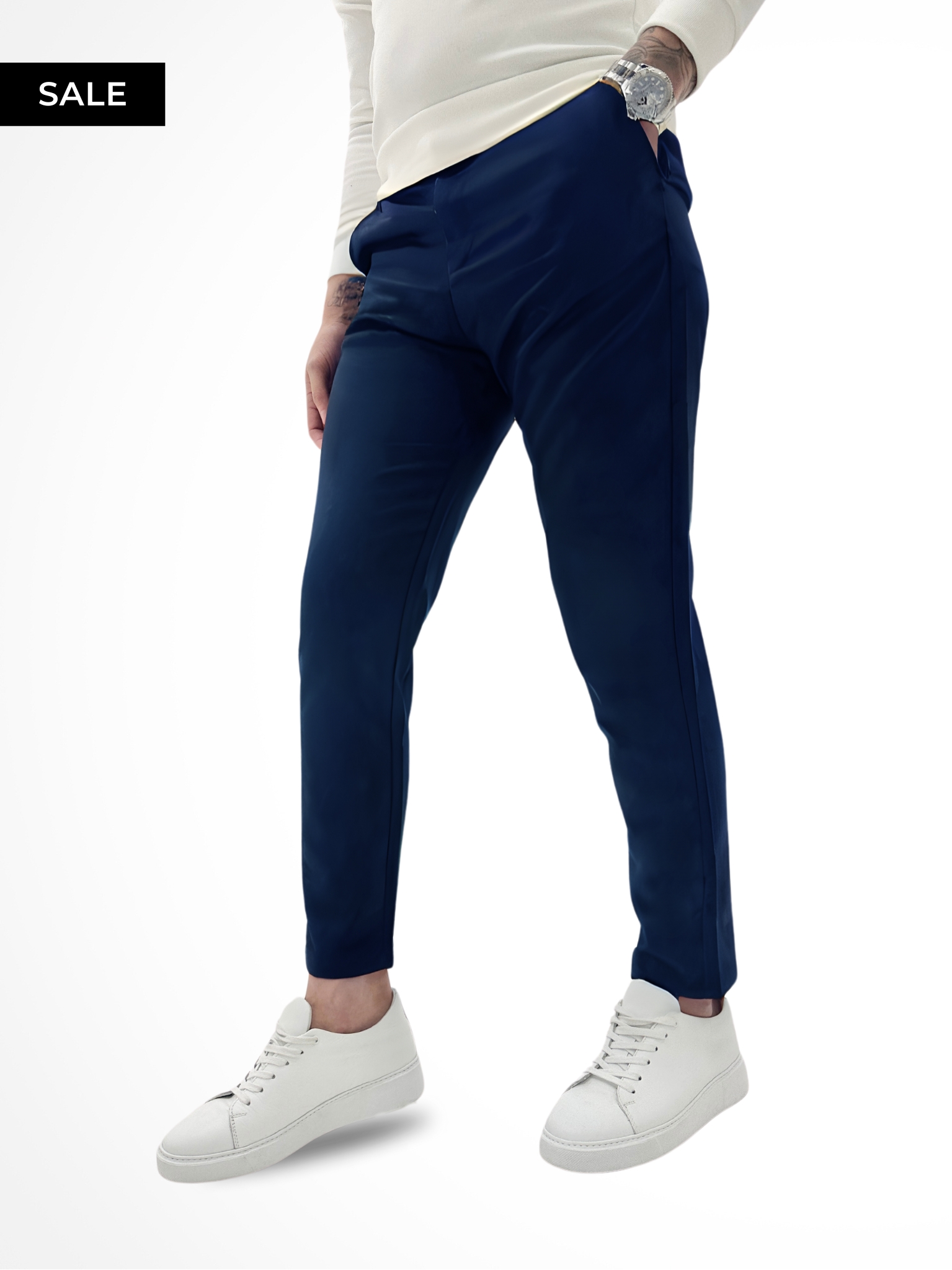 BELMONT FORMAL PANTALON NAVY BLUE